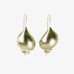 green gold plated snail shells