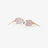 14k & amethyst acorns