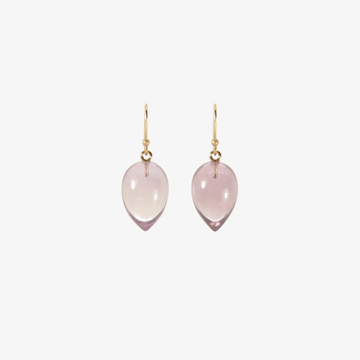 14k & amethyst acorns