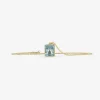 18k & aquamarine cube pendant, 11.64ct