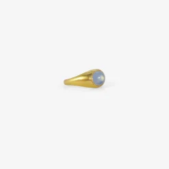 22k & aquamarine roz ring