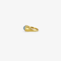 22k & aquamarine roz ring