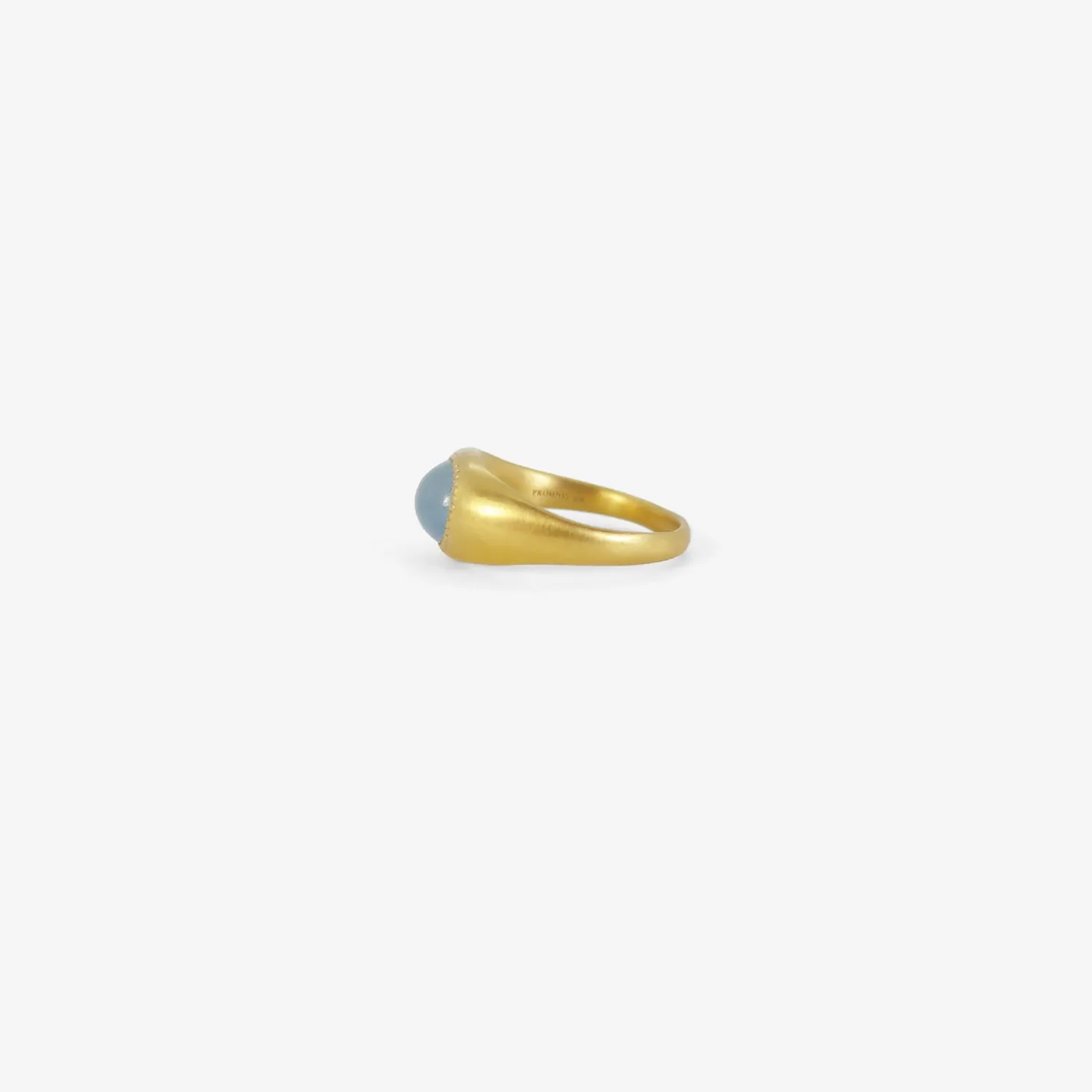 22k & aquamarine roz ring