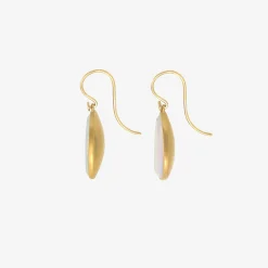 18k & australian opal wing earrings, 7.53ct