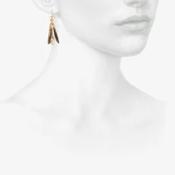 10k & black mother-of-pearl articulated wasps