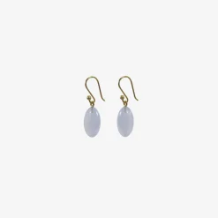 14k & blue chalcedony berries