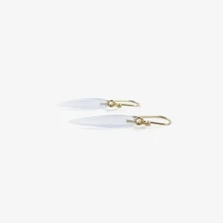 14k & blue chalcedony rice