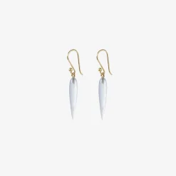 14k & blue chalcedony rice