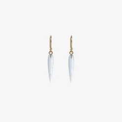 14k & blue chalcedony rice