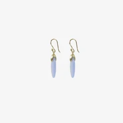 10k & blue chalcedony small chips