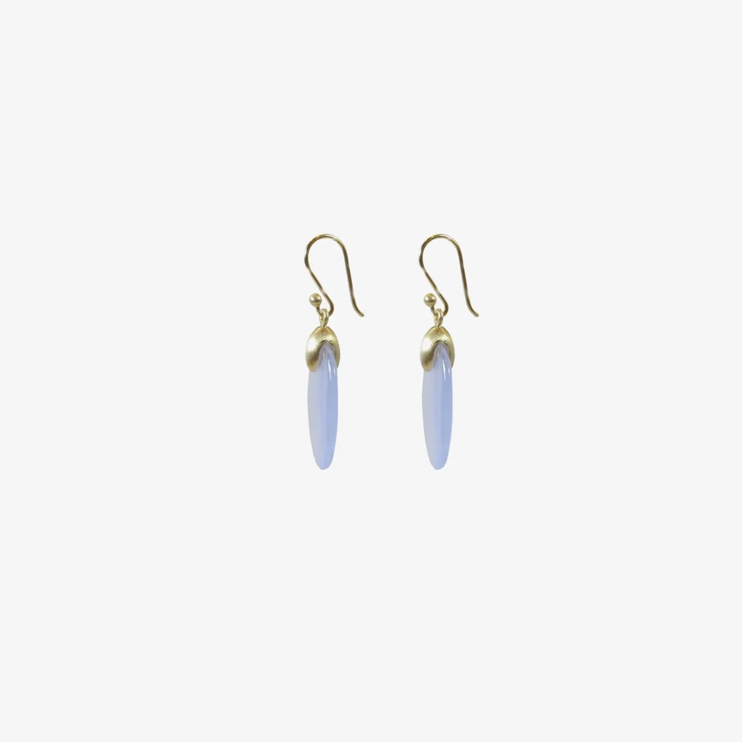 10k & blue chalcedony small chips