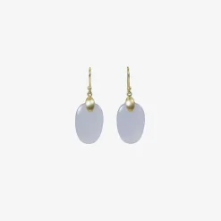 10k & blue chalcedony small chips