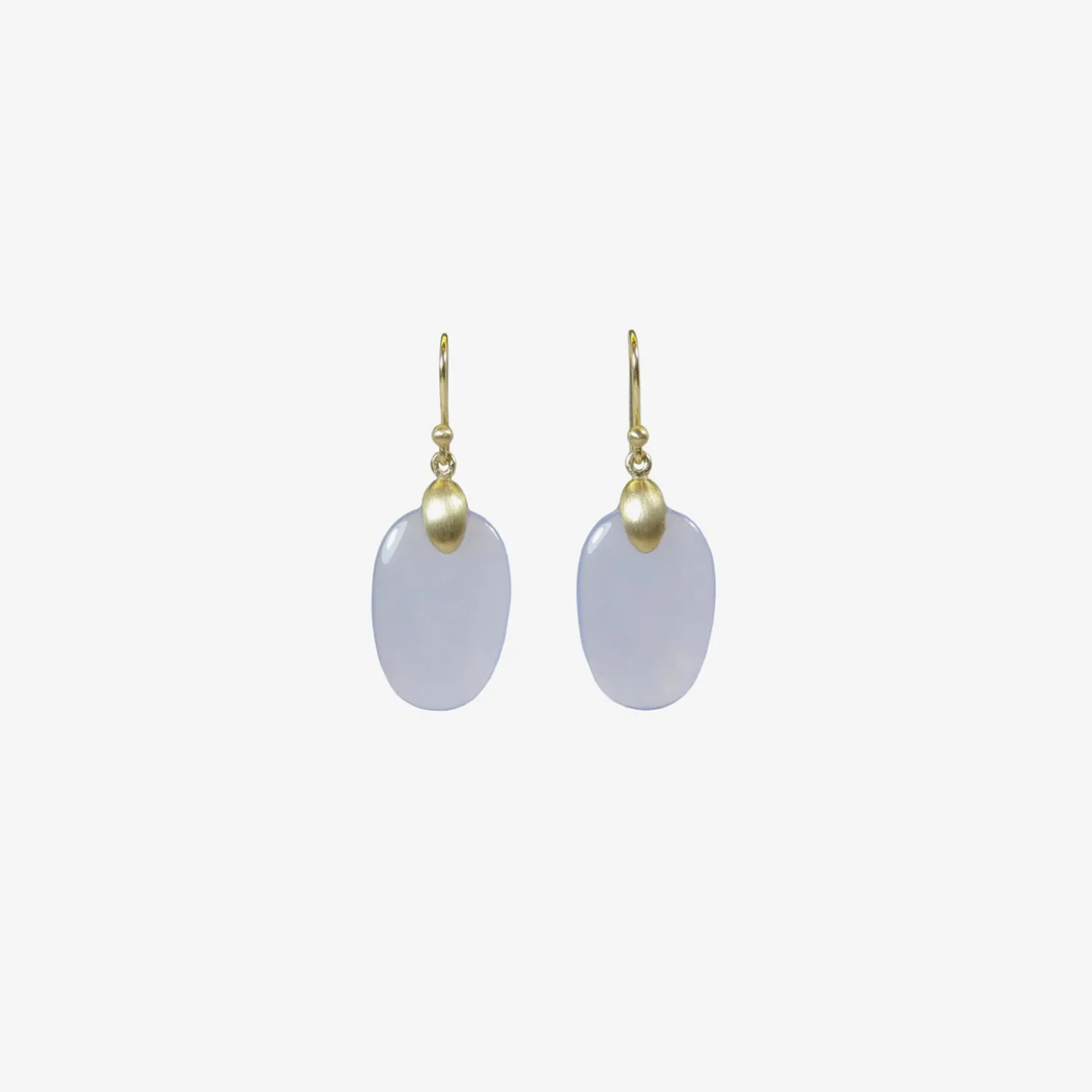 10k & blue chalcedony small chips
