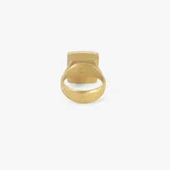 18k & blue green tourmaline chiclet ring, 9.36ct