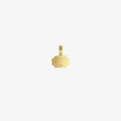 22k & blue sapphire small ode pendant