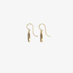 18k & blue spinel sequin pebble earrings, 2.9ct