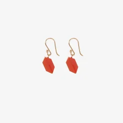 14k & carnelian gems