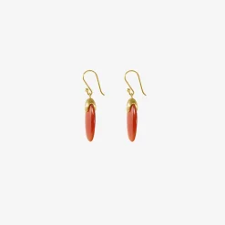 10k & carnelian small chips