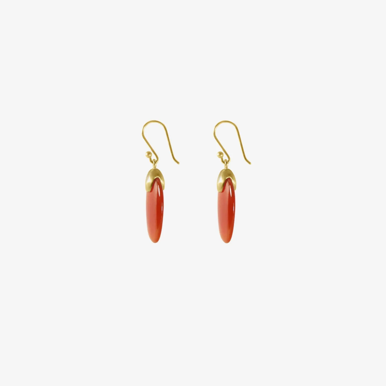 10k & carnelian small chips