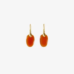 10k & carnelian small chips