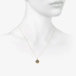 18k & champagne diamond shard pendant, 1.56ct