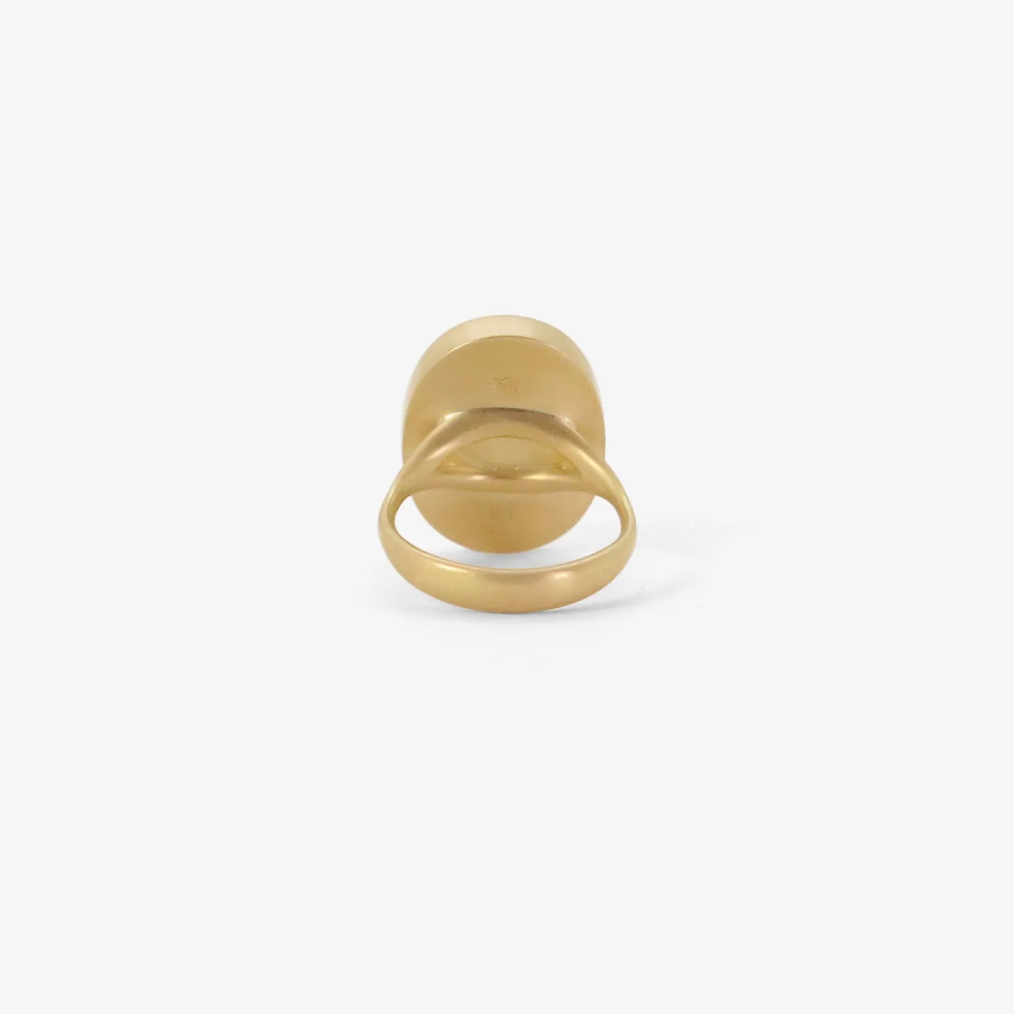 18k & checkered oval pink tourmaline ring, 17.15ct
