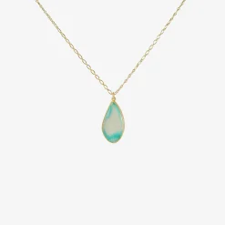18k & chrysocolla pendant, 9.33ct