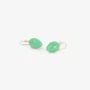 14k & chrysoprase acorns