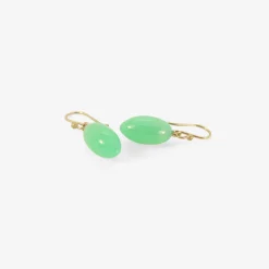 14k & chrysoprase berries