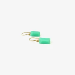 14k & chrysoprase gems