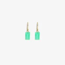 14k & chrysoprase gems