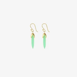 10k & chrysoprase small chips