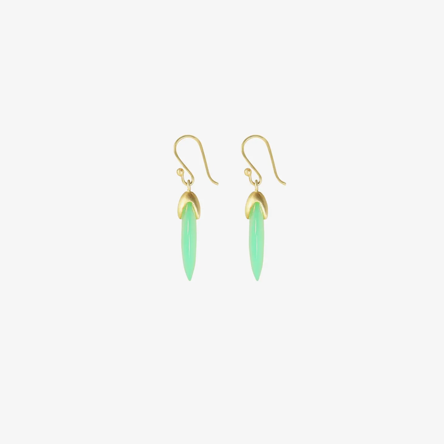 10k & chrysoprase small chips