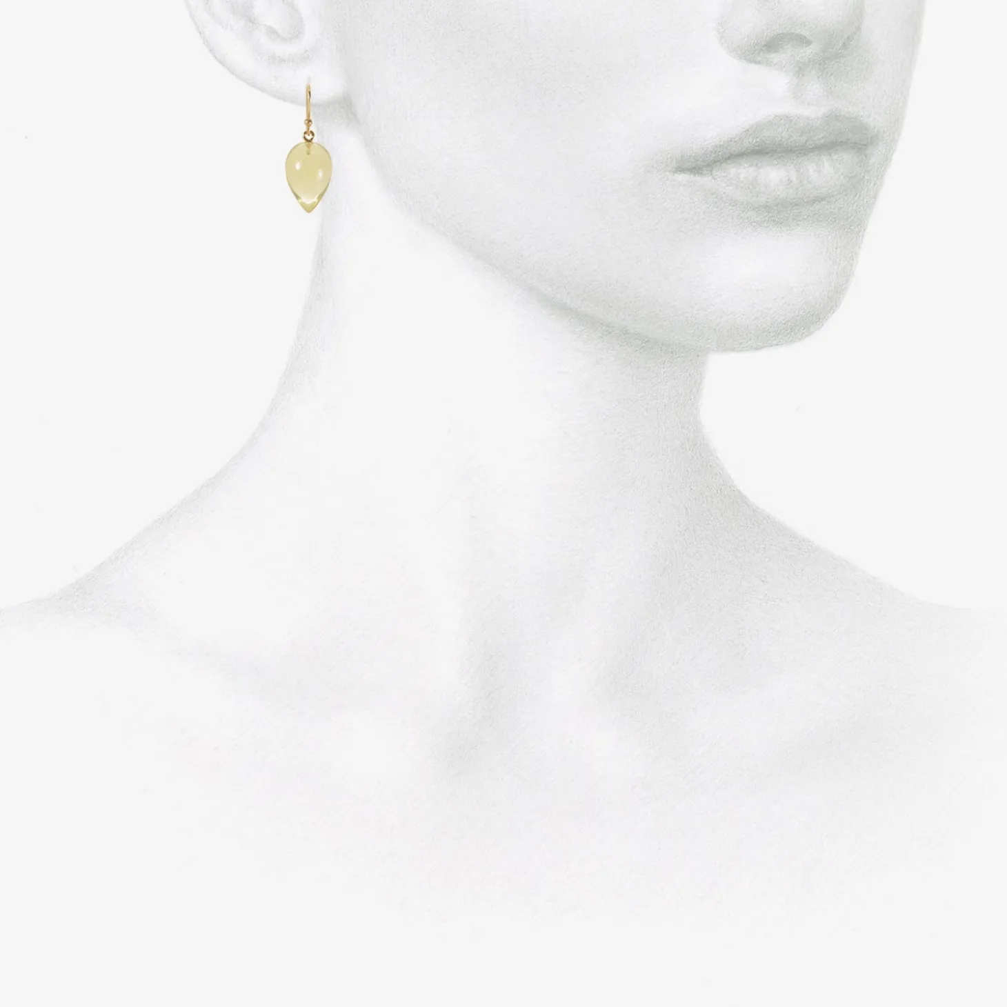 14k & citrine acorns