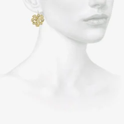 18k & citrine florette earrings