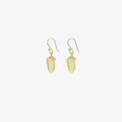 14k & citrine gothic drops