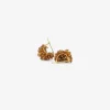 18k & citrine large basket earrings