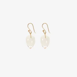 14k & clear crystal acorns