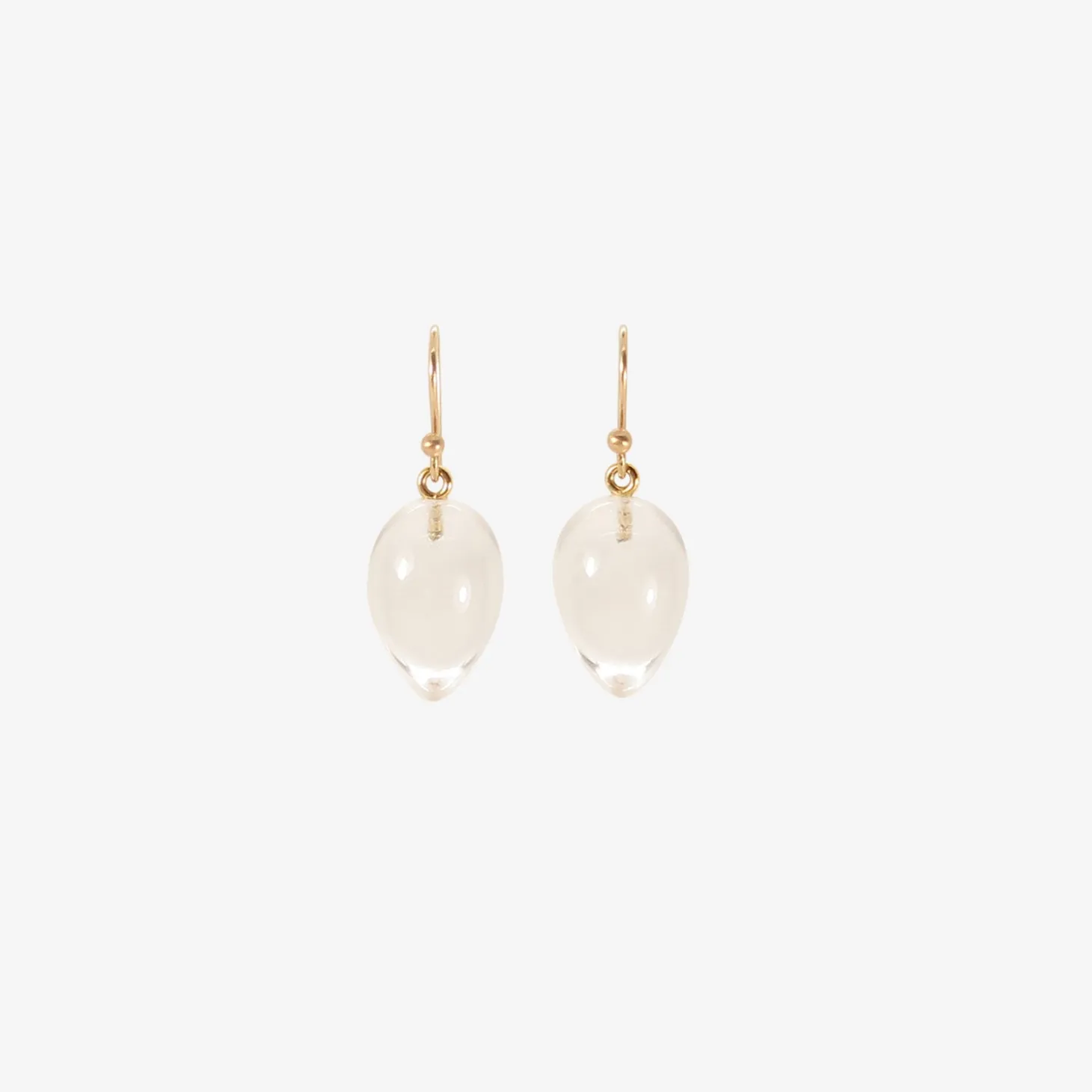 14k & clear crystal acorns