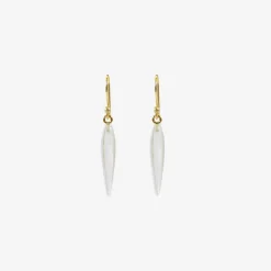 14k & clear crystal rice