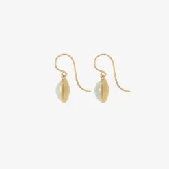 18k & cushion shaped aquamarine earrings, 7.92ct