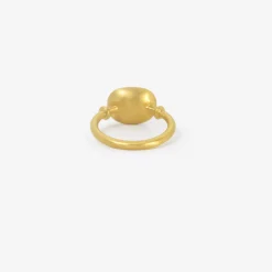 22k & cushion shaped old mine cut diamond capsa ring, 1.71ct