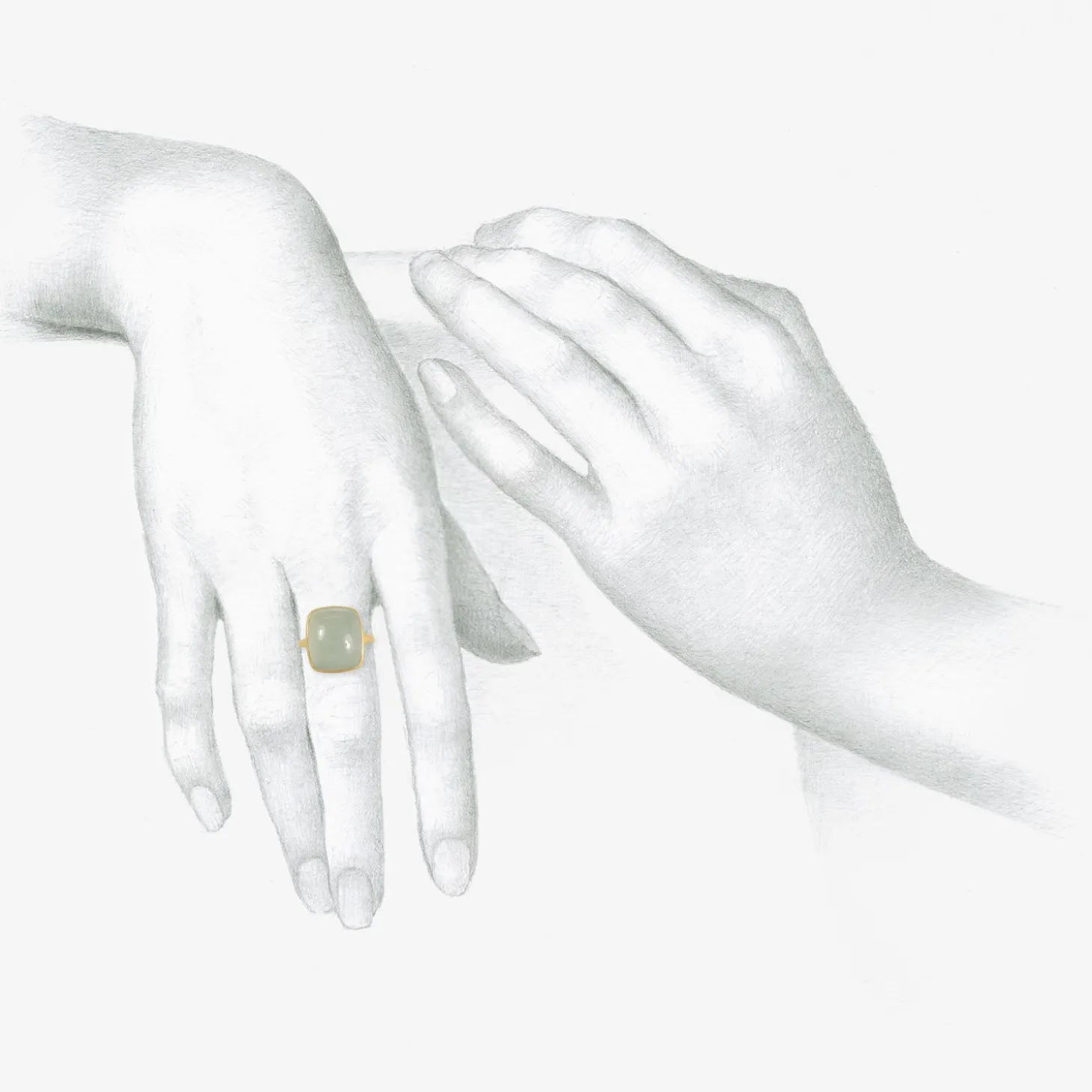 18k & cushion-shaped aquamarine ring, 10.4ct