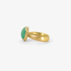 18k & cushion-shaped colombian emerald ring, 6ct