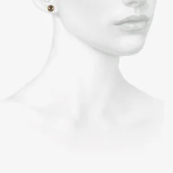 18k & cushion-shaped salt and pepper diamond studs, 3.65ct