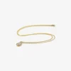 18k & diamond crescent moon pendant, 1.77ct