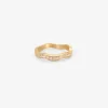18k & diamond kintsukuroi eternity band, .45ct