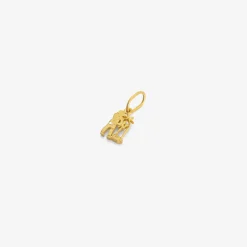 18k & diamond mini aquarius dendera zodiac pendant