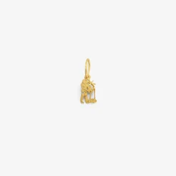 18k & diamond mini aquarius dendera zodiac pendant
