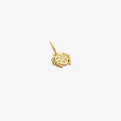 18k & diamond mini cancer dendera zodiac pendant